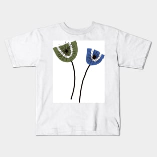 Post modern flowers Kids T-Shirt